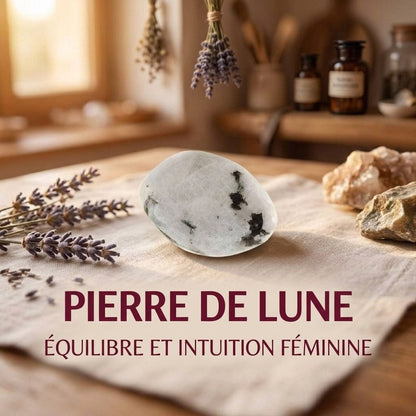 Bracelet "Sensibilité Féminine" en Pierre de Lune