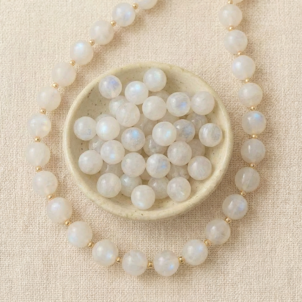 Bracelet "Sensibilité Féminine" en Pierre de Lune