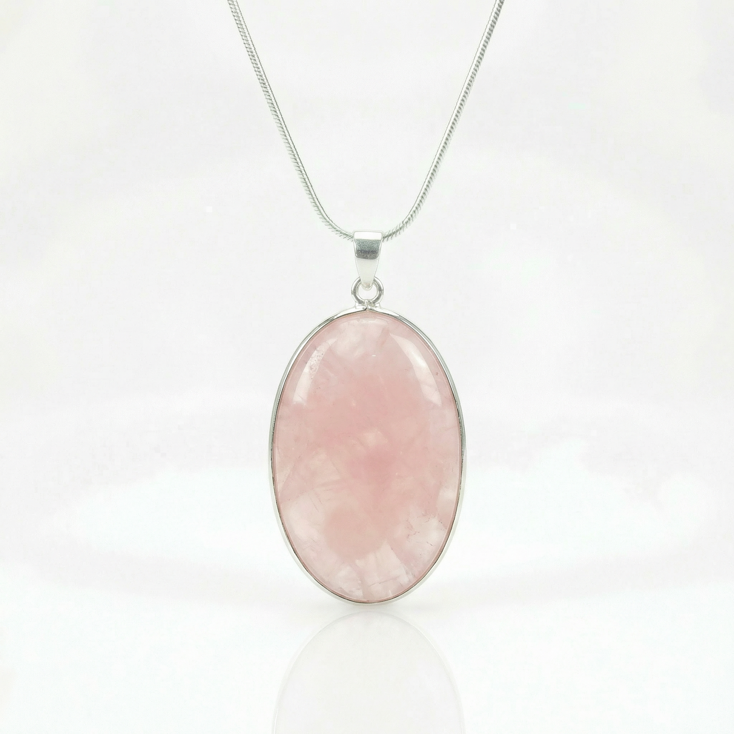 Pendentif Quartz rose – Pierre roulée