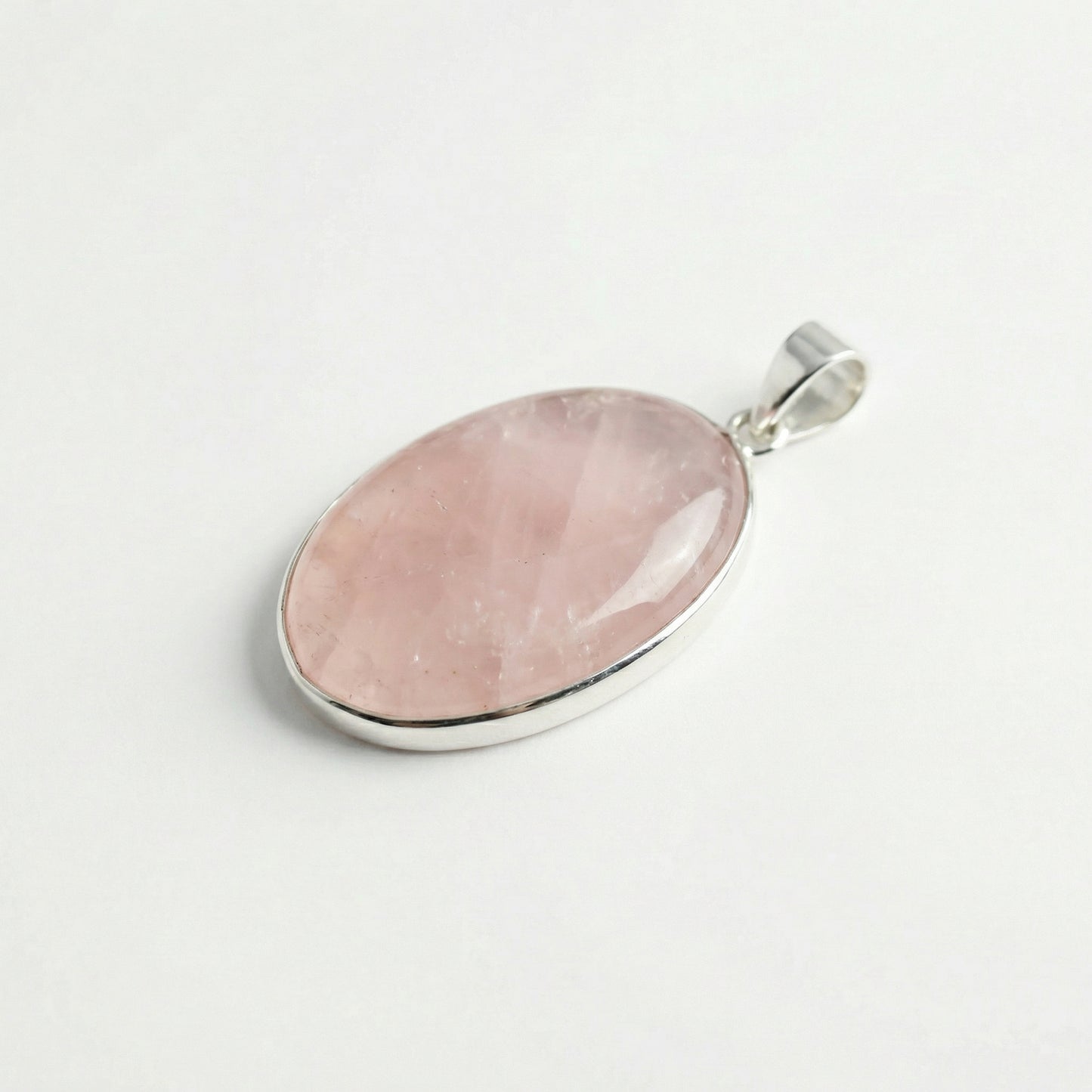 Pendentif Quartz rose – Pierre roulée