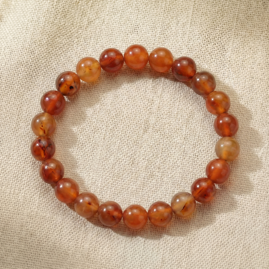 Bracelet "Vitalité" en Cornaline