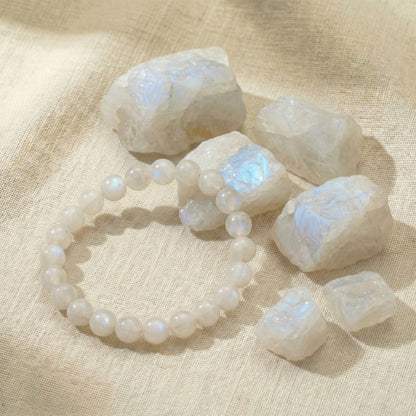 Bracelet "Sensibilité Féminine" en Pierre de Lune