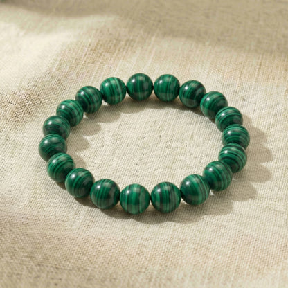 Bracelet "Purification" en Malachite Véritable