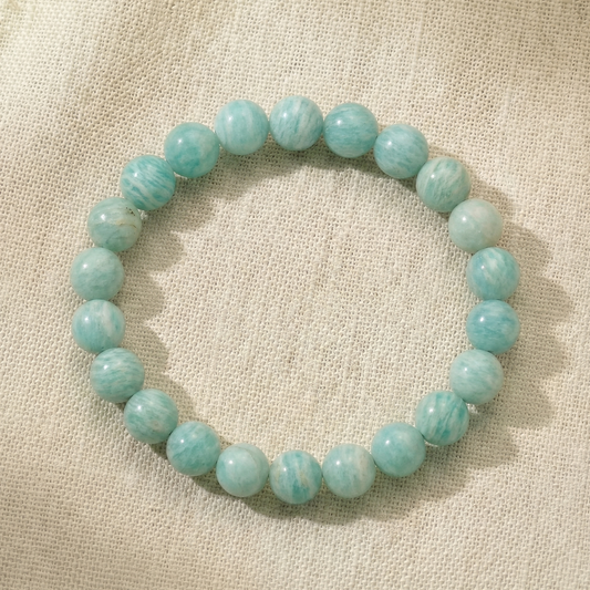 Bracelet "Océan Paisible" en Amazonite