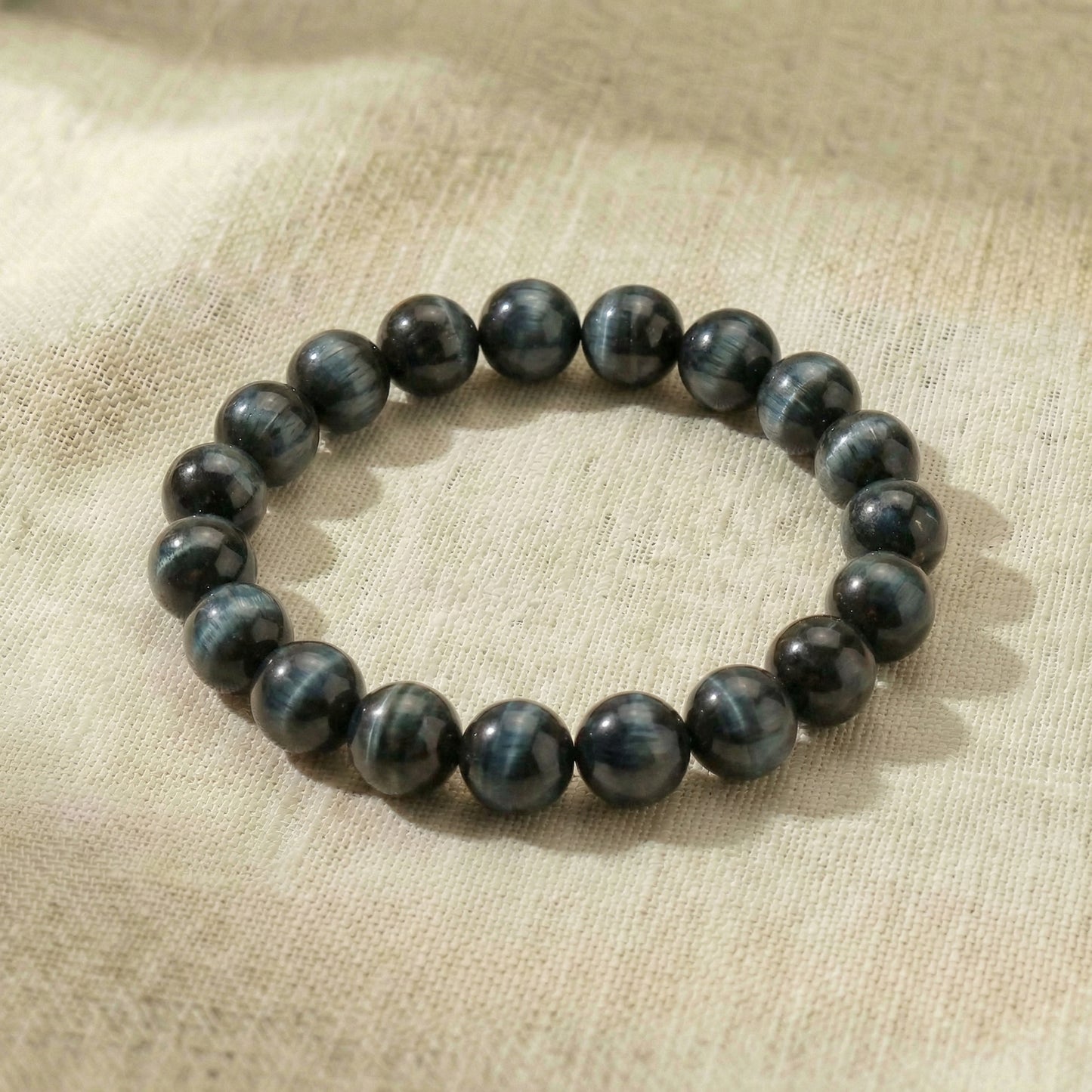 Bracelet "Ange Gardien" en Oeil de Faucon